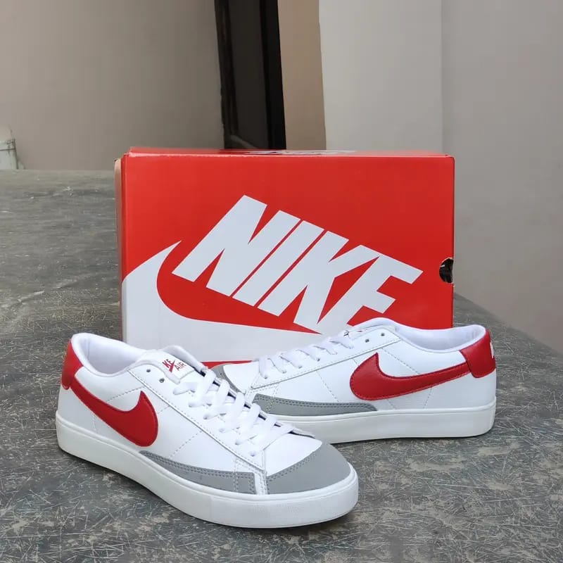 BLAZER LOW white maroon