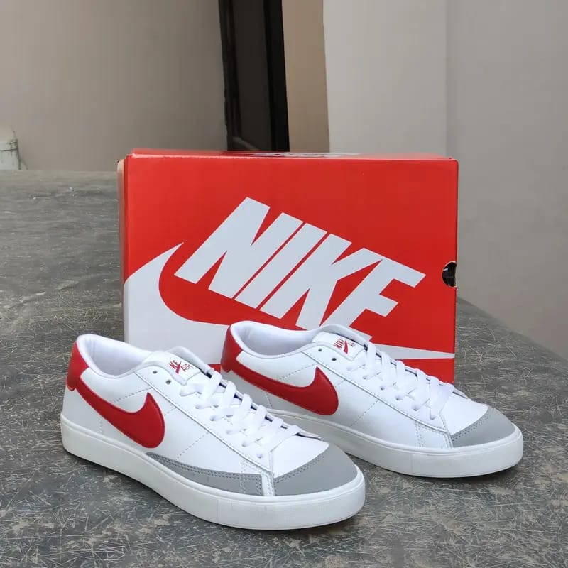 BLAZER LOW white maroon
